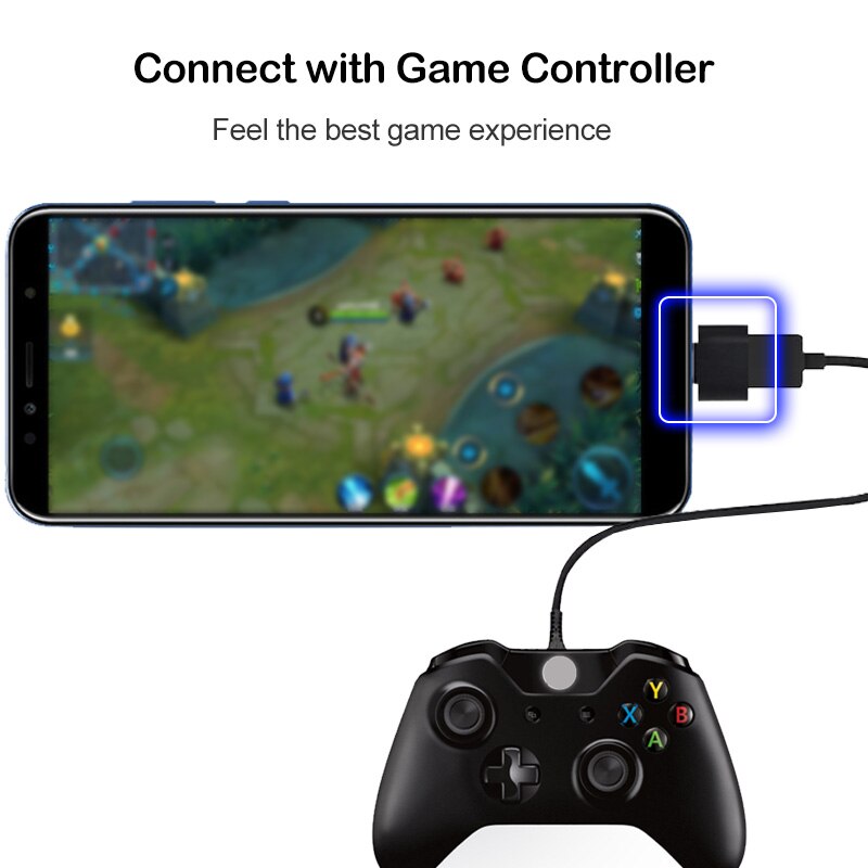 1/2/4 stk usb type-c otg-adapter til samsung galaxy  a50 a60 a70 a31 a41 a51 a71 a12 a22 a32 a42 a52 a72 usb-c otg-stik
