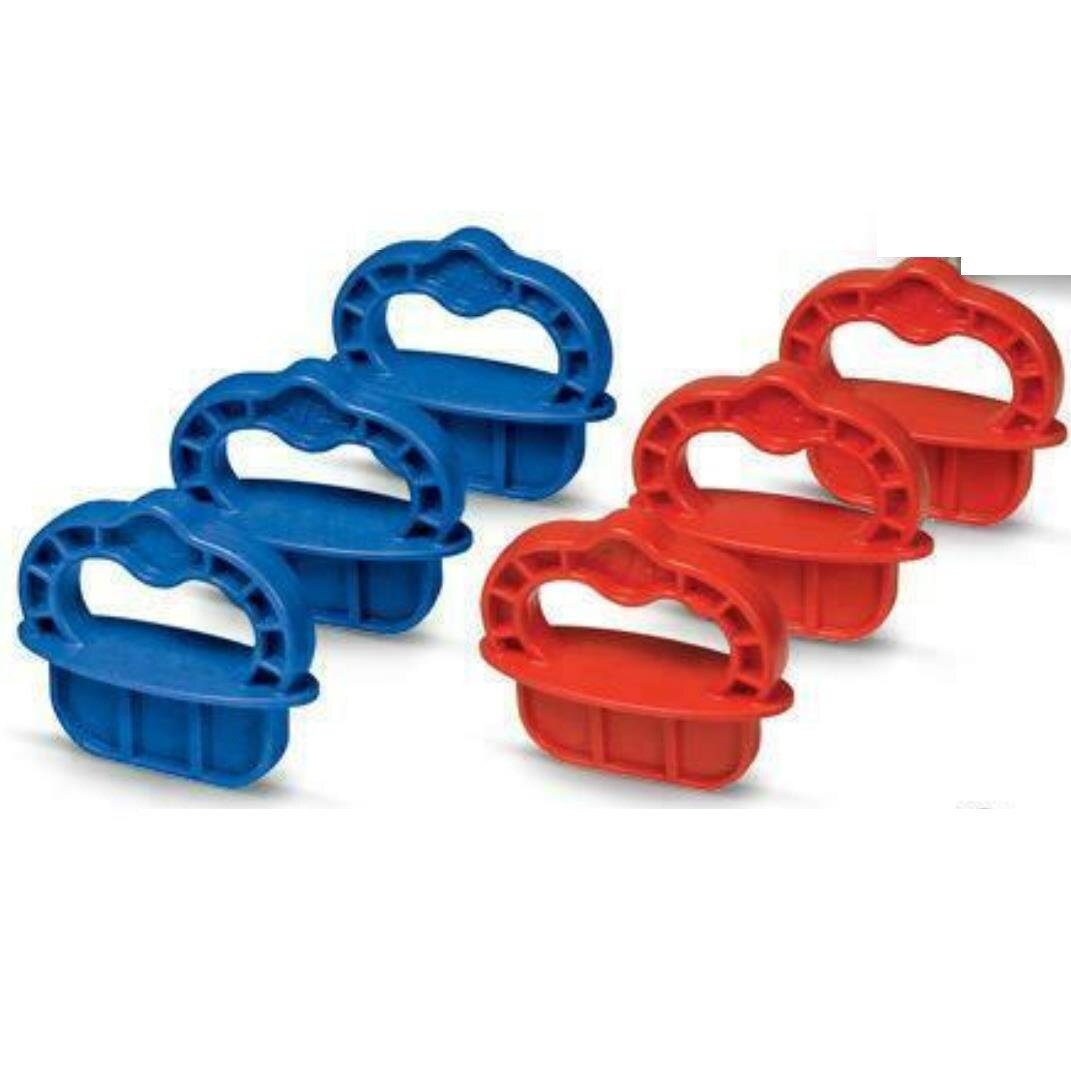 Deck Board Jig Spacer Rings Plates Spacer Guide Pressure Treated PVC Hardwood Decking Alignment Decking Tool 2 Colors Red Bule