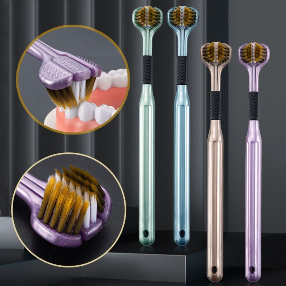 6PCS Inter-Dental Zachte Tandenborstel Tandvlees Gevoeligheid Diepe Reiniging U-vormige Gebitsreiniging Zachte Haren Family Pack