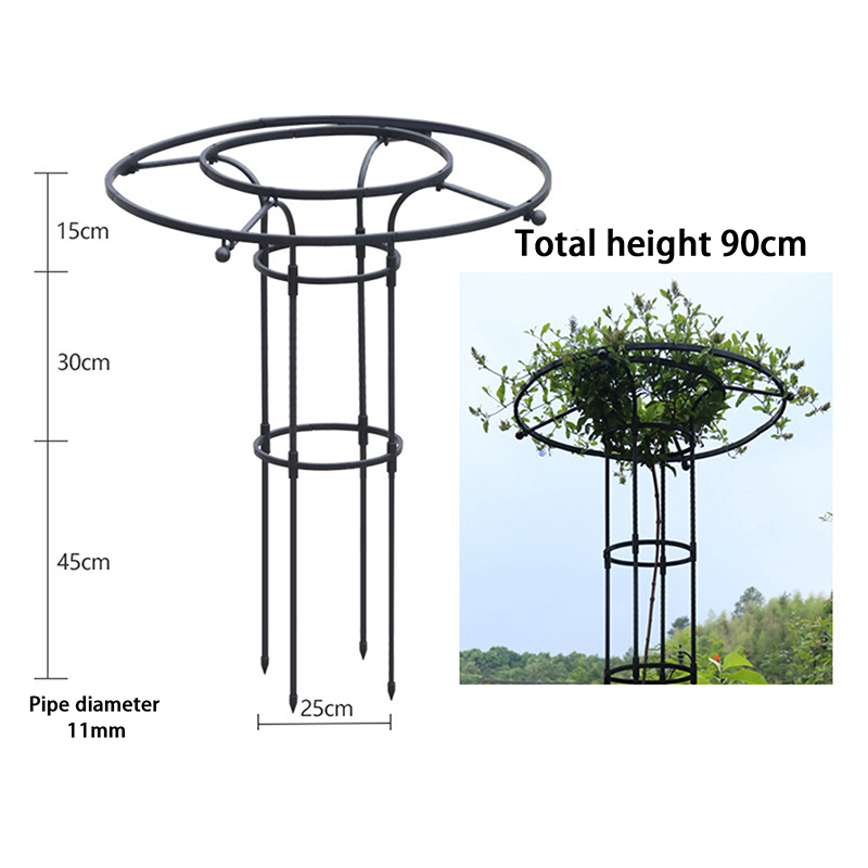 Enrejado de jardín para plantas trepadoras, torre de sombrilla, enrejado para plantas trepadoras, soporte de bricolaje, enrejado de escalada, soportes para macetas de flores: Naranja