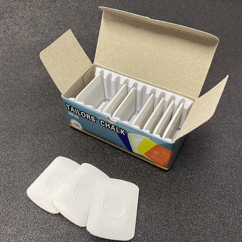 10 Stks/doos Mix Kleur Uitwisbare Kleermaker Krijt Naaien Krijt Kleermaker Stof Krijt Voor Maken Naaien Accessoire: 10pcs White
