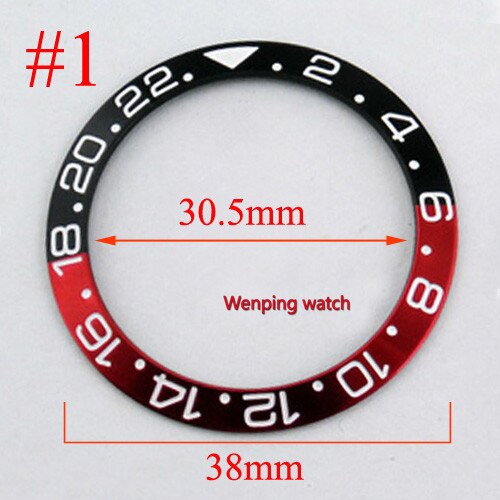 38mm titanium keramiske ringring tofarvet pasform automatiske 40mm bliger ure