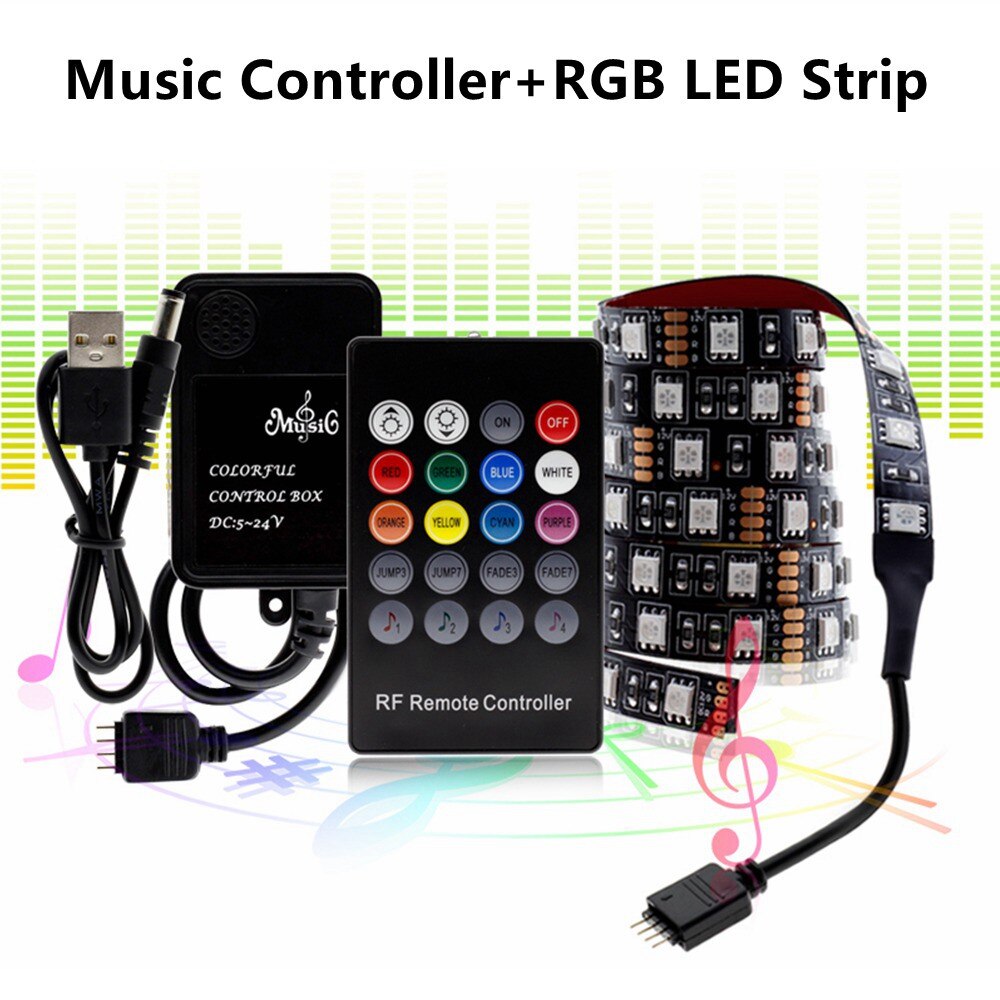 USB LED Strip 5V SMD5050 RGB Verwisselbare LED TV Achtergrond Verlichting 50CM 1M 2M 3M 4M 5M DIY Flexibele LED Licht