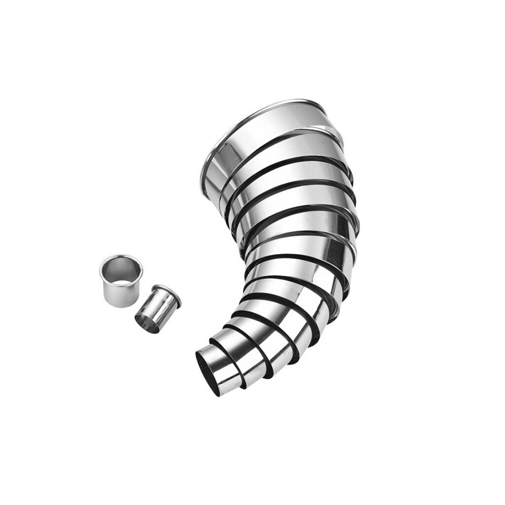 Stainless Round Cookie Biscuit Cutter Molds Set 14Pcs Pastry Scone Cutters