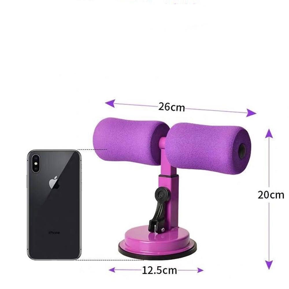 Suction Sit Up Aids T Bar Portable Ankle Support Sit-up Rack for Waist Abdomen Training and Gym Exercise Fitness THANKSLEE