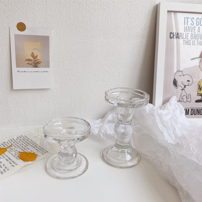 Glazen Kaarshouder Home Decoraties Glas Kandelaar Bruiloft Kandelaar Theelichthouder