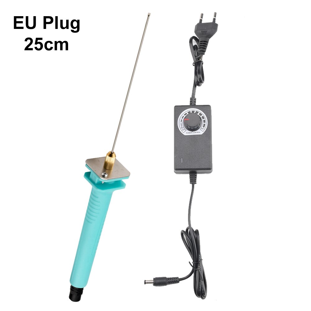 Adjustable Temperature Foam Cutter Pen 110V-240V Electric Foam Polystyrene Cutting Machine Portable Styrofoam Cutter DIY Cutting: EU plug 25cm