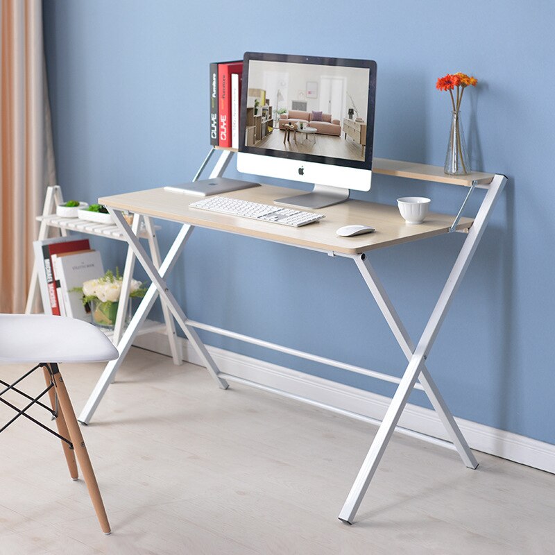 High foldable home laptop desk living room bedroom space saving portable desk writing desk office desk laptop table