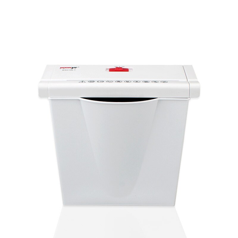 WS0106-T Small Office Automatic Paper Shredder 220V High Power File Shredder Household Paper Crusher 6 A4 (Sheet / Time)