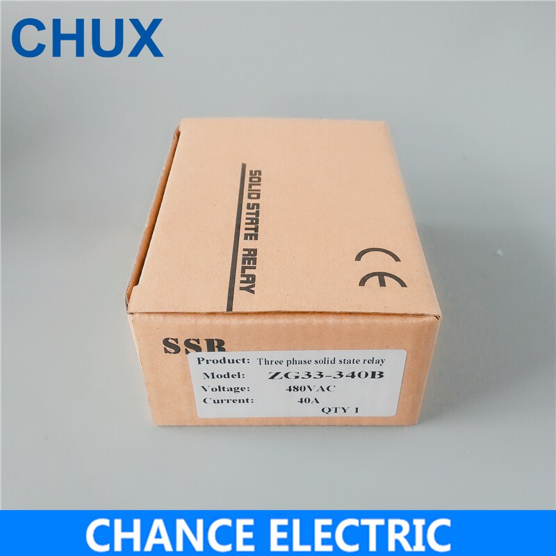 Solid State Relais 40A Relaismodule DC Controle AC Drie Fase Solid State Relais SSR 40A Relais SSR40 DA (ZG33-340B)
