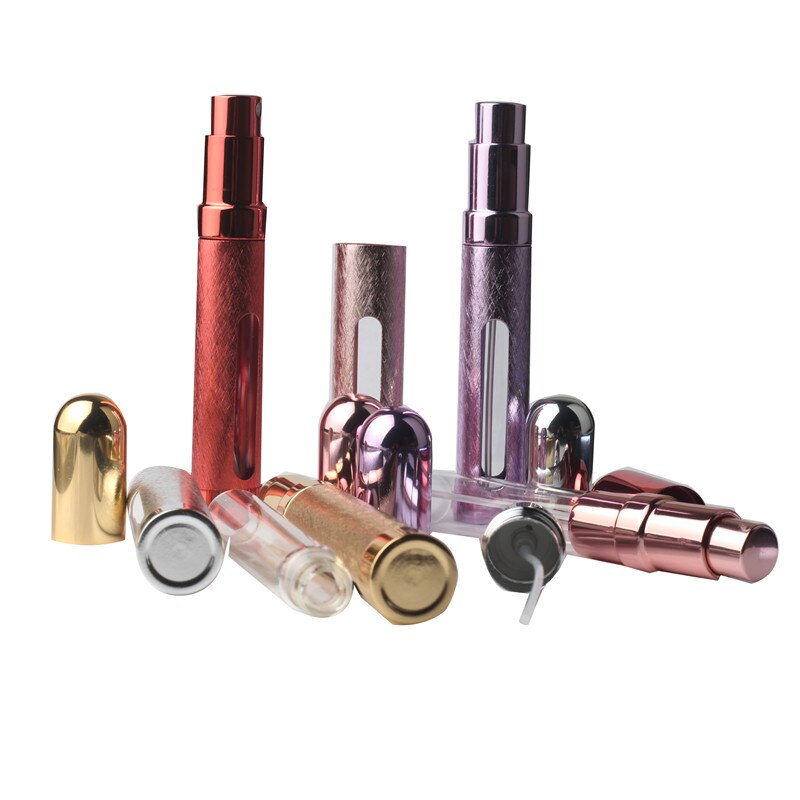 12 ml 1 Stuks Spray Lege Glazen en Aluminium Fles Parfum Fles Mini Draagbare Reizen Navulbare Parfum Verstuiver Kleine Fles