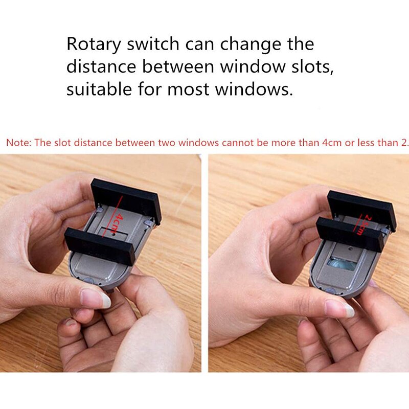 2 Pcs Window Locks Anti-theft for Child Safety Sliding Door Closets Basement NIN668