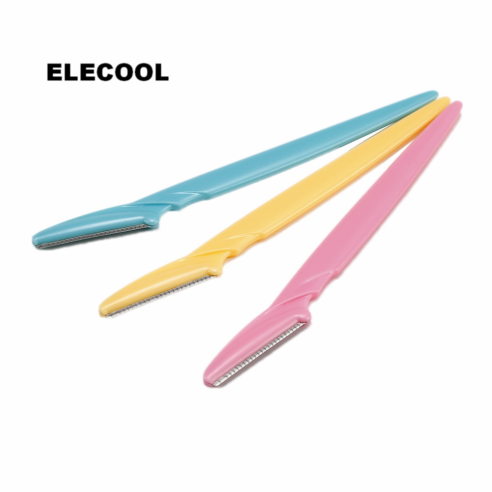 Elecool 3 -delige set wenkbrauwtrimmer, gezichtshaartrimmer, scheermesje, epilator, make-up, beautytools voor vrouwen