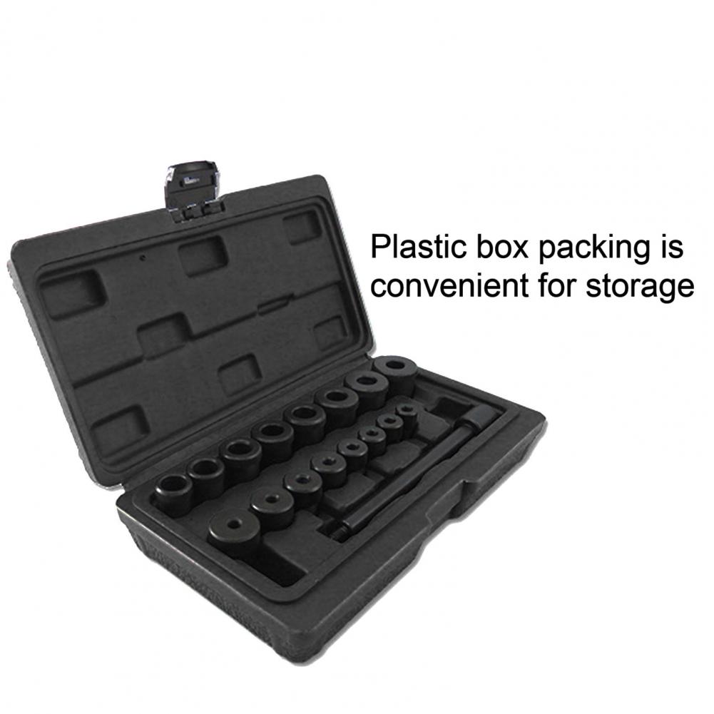 17Pcs Universal Centering Mandrel Clutch Alignment Tool Kit Installing Accessory Auto parts
