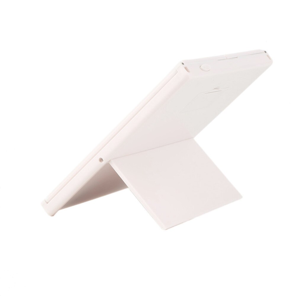 8 led-licht verlichte opvouwbare make-up cosmetische tafelspiegel make-up foundation poeder