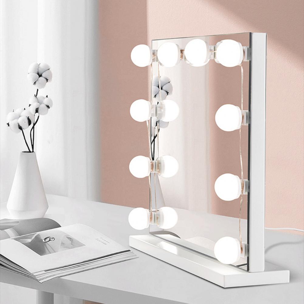 Self-adhesive Makeup Light Uniform Light 9 Levels Adjustable LED Light for Makeup Mirror DIY LED Vanity Mirror Fill Lamp