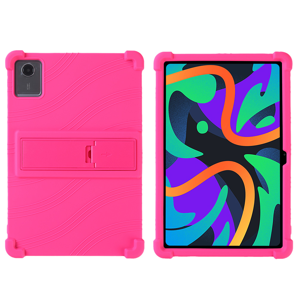 Fodral till lenovo tab  m11/ lenovo tab  k11 lte surfplatta säkert stötsäkert silikonstativskydd: Elva / Rosa