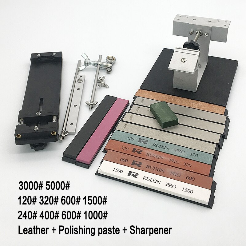 kitchen knife sharpener Multifunction Fixed angle sharpener apex edge blade ruby bar whetstone diamond set sharpening tools