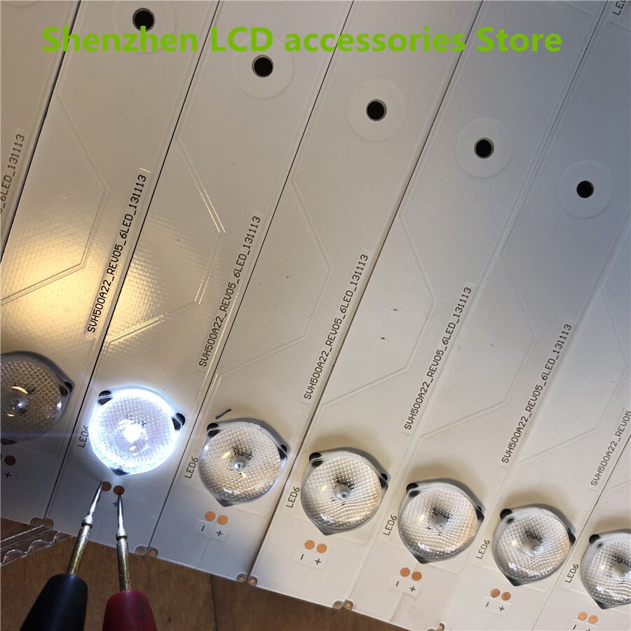 Barra de luz lcd para tv hisense led50k20jd, barra de luz de 50 polegadas, led 50ec280jd svh500a22 100% novo