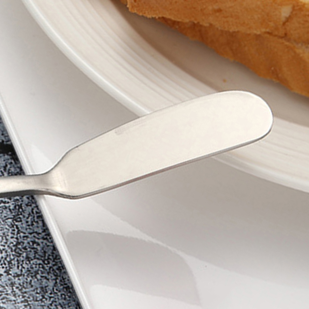 3x kök rostfritt stål smörskärare kniv sylt ost spridare spatel verktyg rostfritt stål