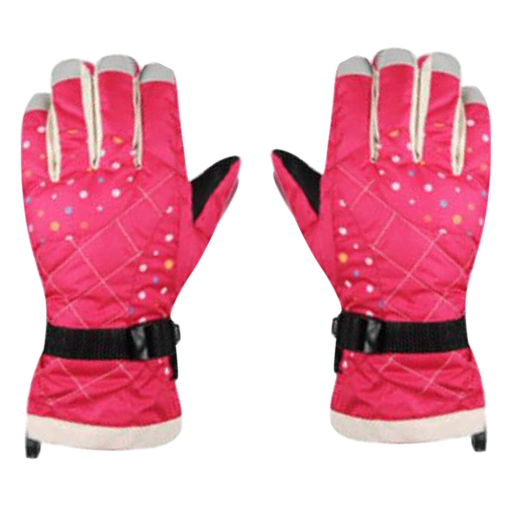 2022 Women Gloves Girls Winter Ski Gloves Snowboard Snowmobile Motorcycle Windproof Warm Full Finger Skiing Gloves