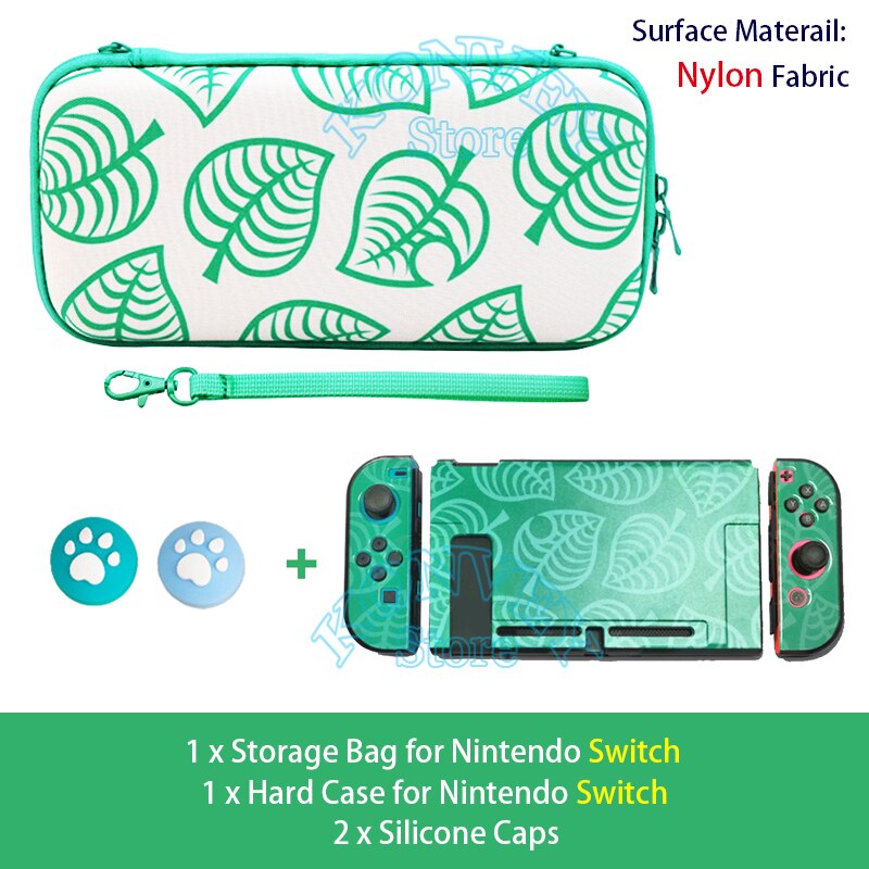 Funda para Nintendo Switch/Lite AnimalCrossing, bolsa de almacenamiento para consola Nintendo Switch/Lite: O Kit