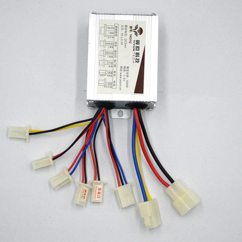 24V 250W 350W 500W Geborsteld controller Controller voor E-bike Scooter electrice fiets controller electrice scooter: 24V 500W