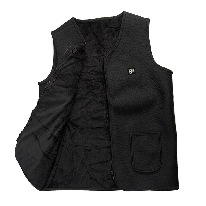 Electric Heated Battery Jacket Vest Outdoor Motorbike Winter Skiing Heat Coat Skiing J2Y