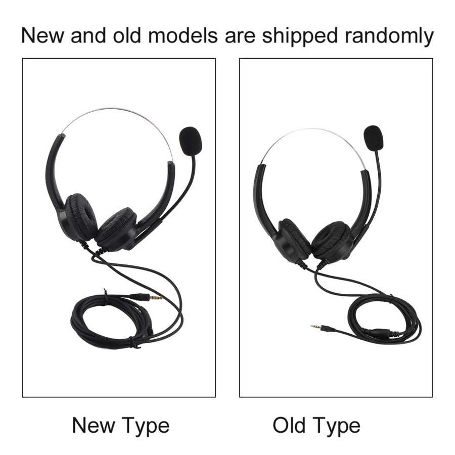 Call Center Headset Voor Xiaomi Klantenservice Noise Cancelling 360 Graden Roterende Oorbeschermers Rekbare Hoofdband Hoofdtelefoon