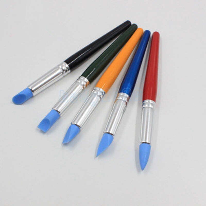 10 Pcs Kleurrijke 5 Pcs 16 Cm Art Craft Klei Aardewerk Gereedschap Modeling Sculptuur Beeldhouwen Carver Carving Gereedschap Set 5 kleuren Grote