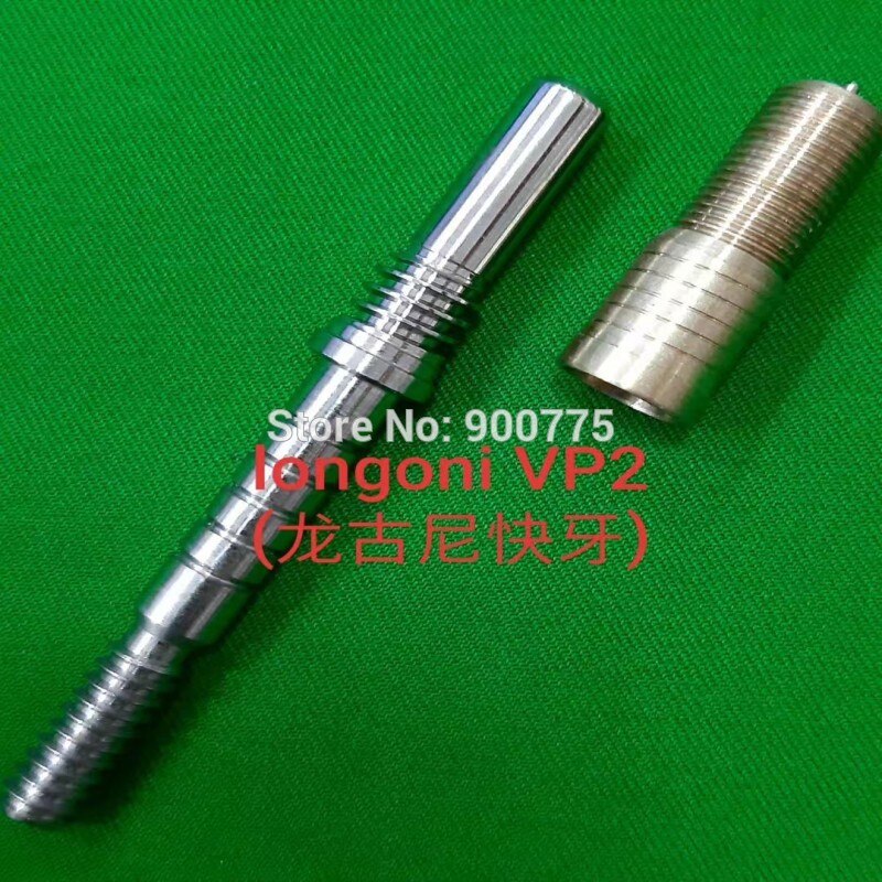 Billiard Insert Pool Cue Joint Pin with Insert for Longoni VP2 Billiards Cue Center Joint (Male/Female)