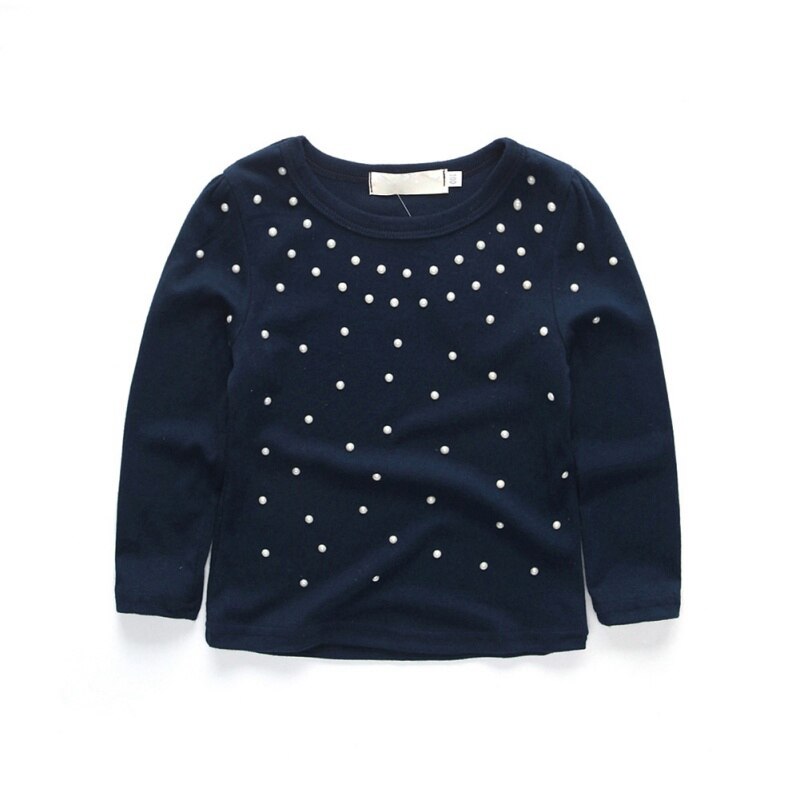 Otoño bebé niña de manga larga de algodón de estampado de lunares blusa de lazo anudado faldas cortas conjunto de trajes Casual