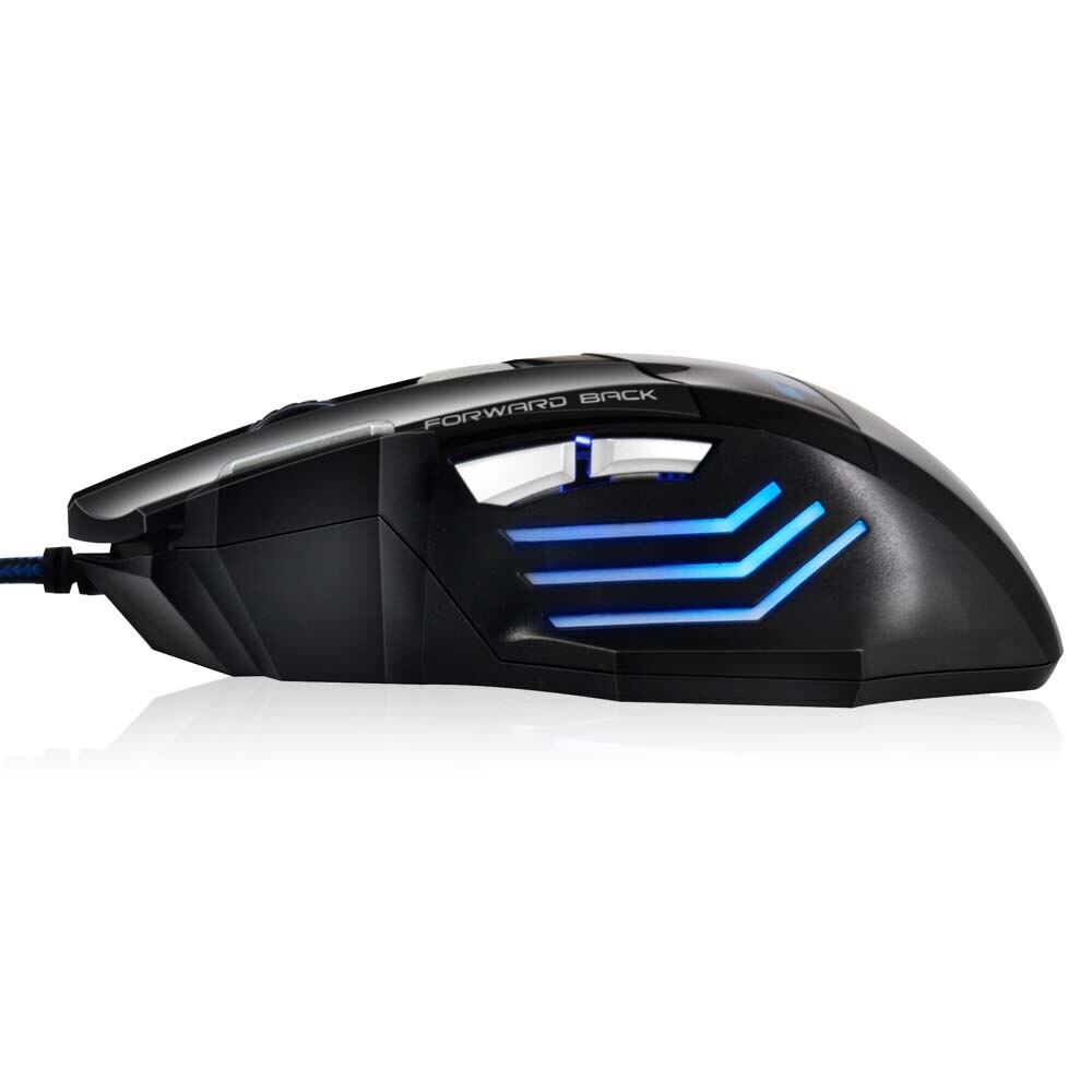 Wired Gaming Mouse 7 Button 5500 DPI LED Optical USB Computer Mouse Gamer Mice Silent Mute Mause for PC