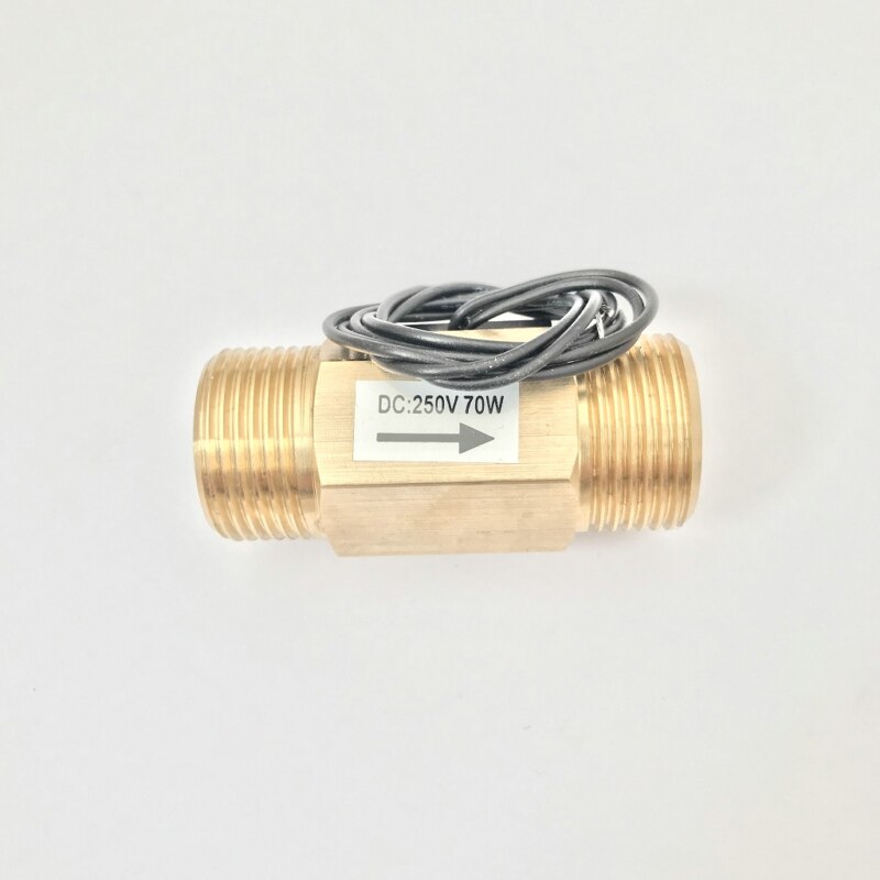 USM-FS43TA Flow Sensor Switch Reed Switch Brass Magnetic Sensor Switch 1.5-30L/min 250V DC 70W 2 wire Saier Sensor iSentrol