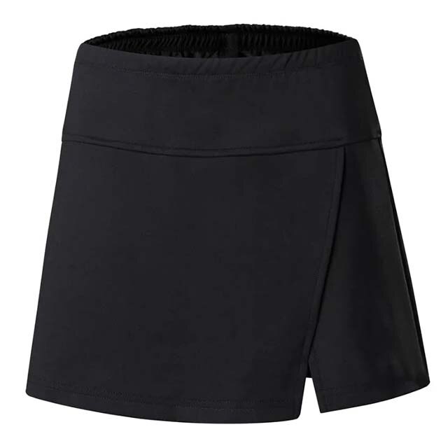 Women Table Tennis Skirt Summer Autumn Badminton Skirts ,Women Ping pong Skirt School Uniform Mini Skirts Yoga for Girls: black / XXXL