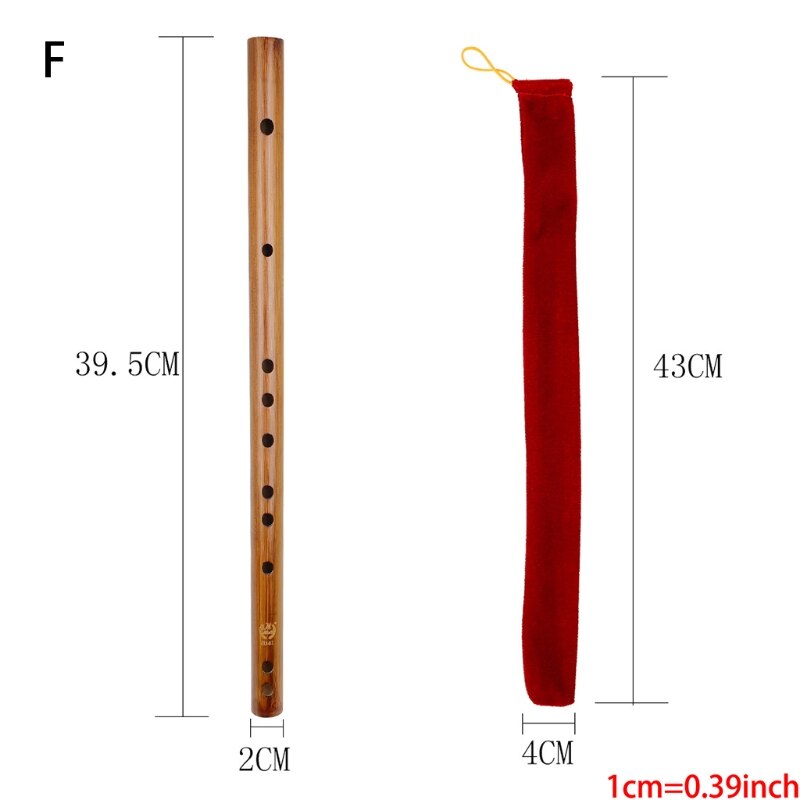 Flauto di bambù di alta qualità flauti a fiato professionali strumenti musicali C D E F G chiave cinese dizi Flauta trasversale: F