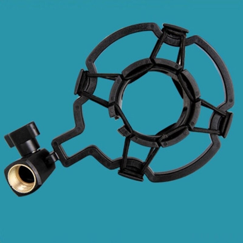 Universal Microphone Holder Mount Plastic Shockproof Adjustable Mic Bracket For Most Large Diaphragm Condenser Microphones