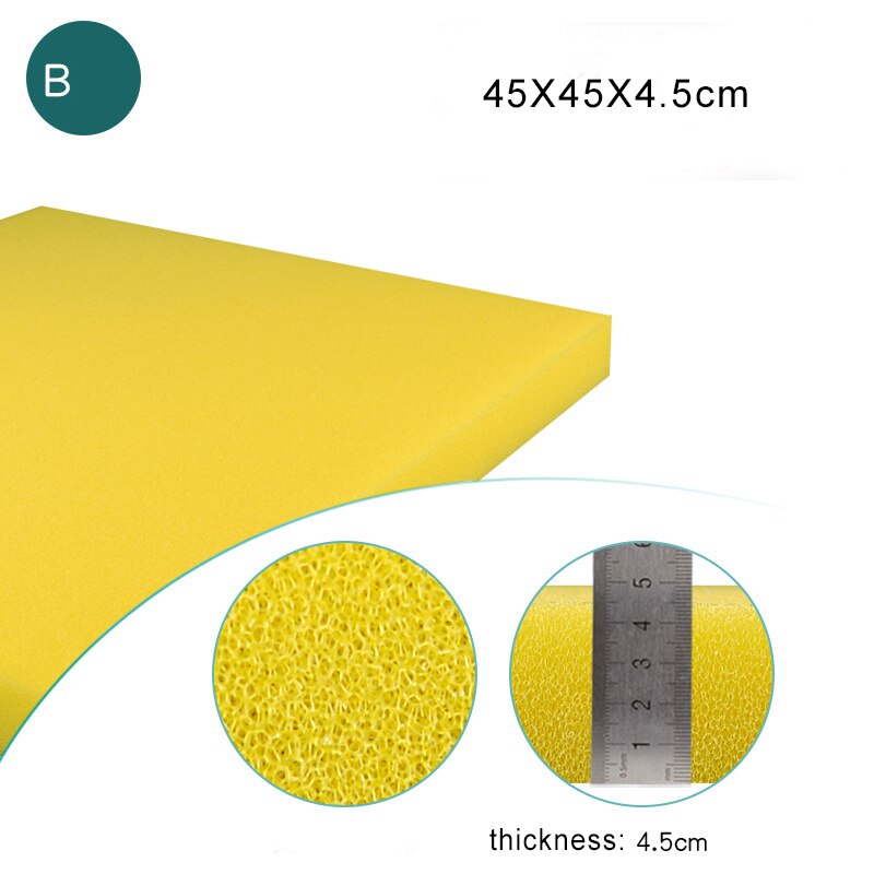 Aquarium filter cotton high density thick cotton purification water sponge filter material aquarium filter bacteria