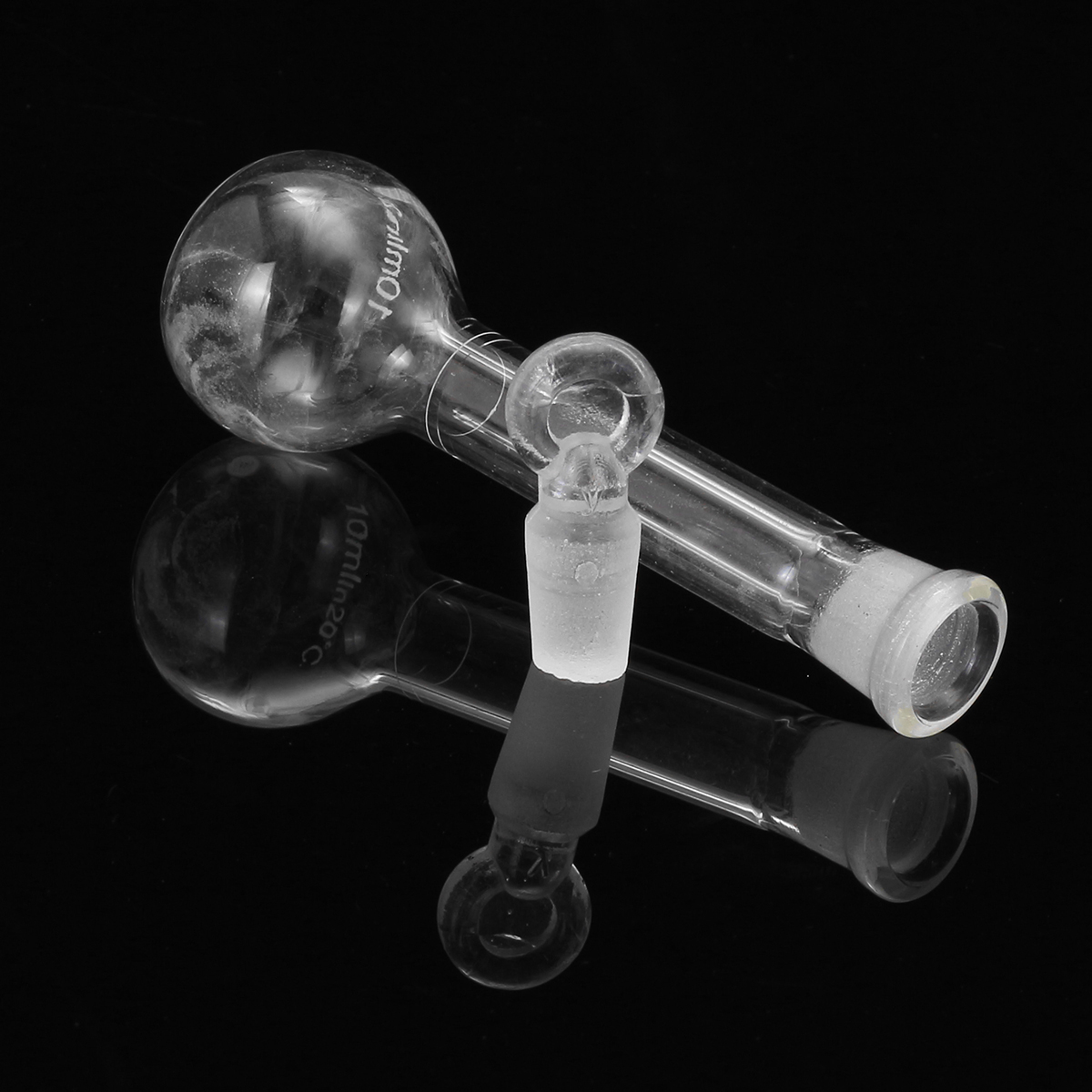10Ml Clear Glas Maatkolven Met Stopper Lab Chemie Glaswerk Transparante Fles Glas Voor School Onderwijs Lab Supplies
