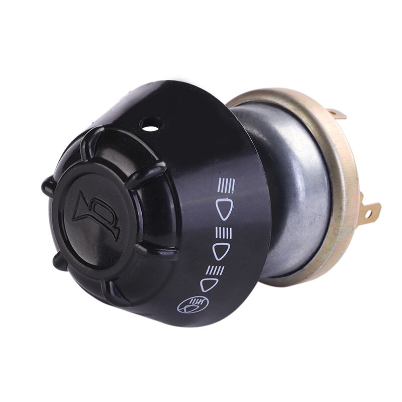 Waterproof 12V Push Button Horn Switch – Splash-Proof Momentary Button (Black)