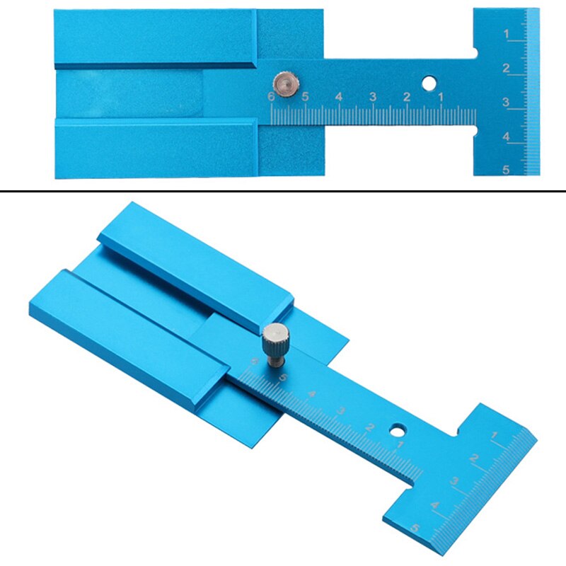 Table Saw Measuring Ruler Woodworking Gadget Depth Measurement Height Limit Gauge Tools for Wood Measuring