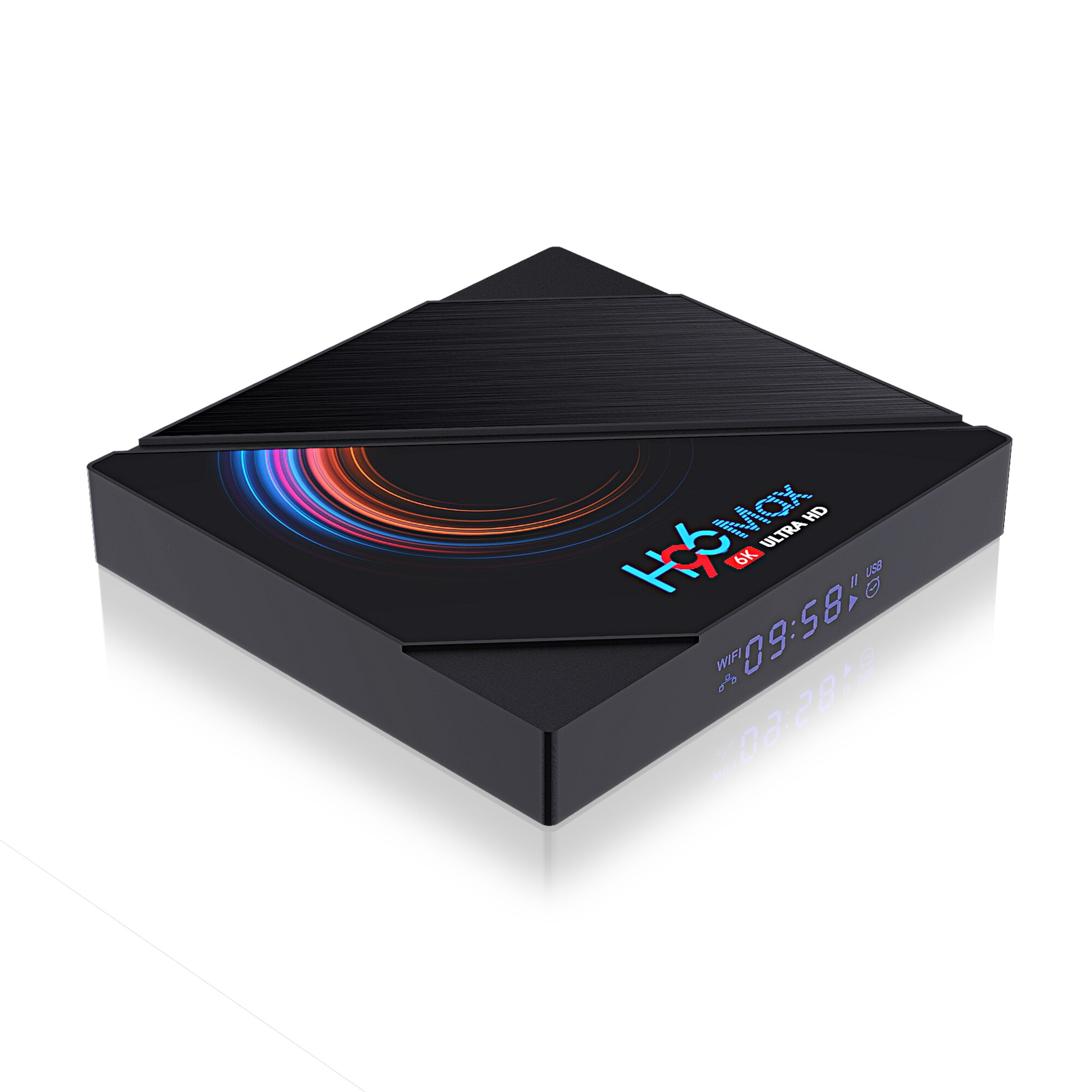 H96 Max Android Smart Tv Box Plug RK3318 2Gb 16Gb H616 Quad Core Arm Set Top Geen App of Kanalen Inbegrepen