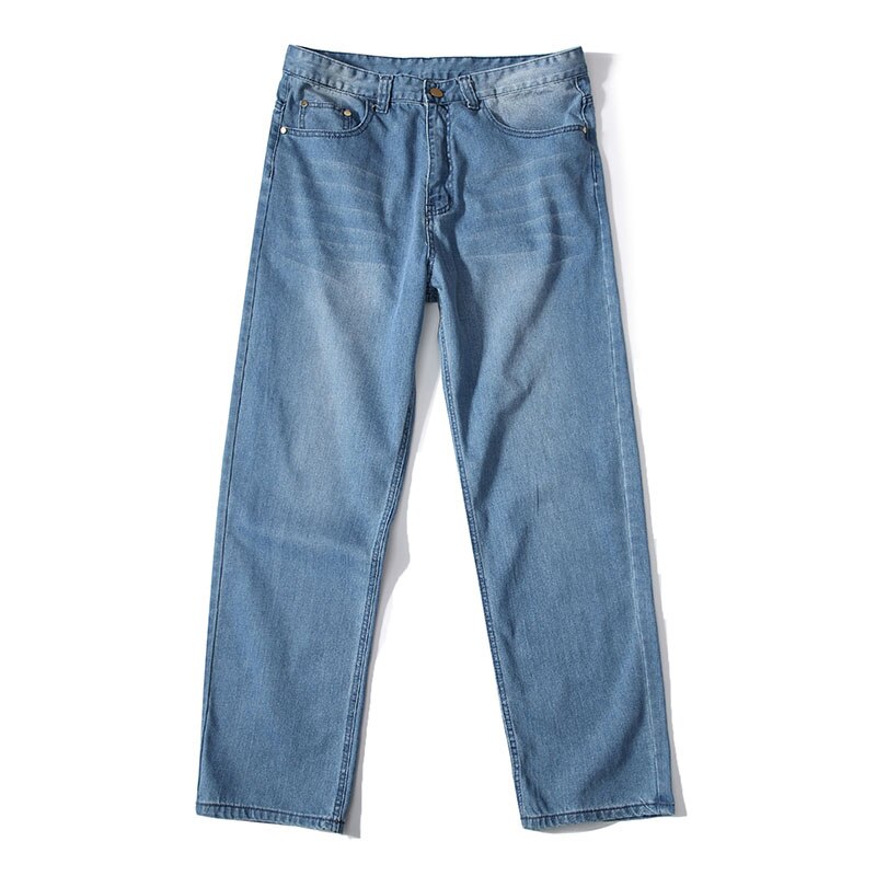 Mcikkny – pantalon en Denim pour homme, style Hip Hop, Bagger, large, uni, grande taille, 30 à 46