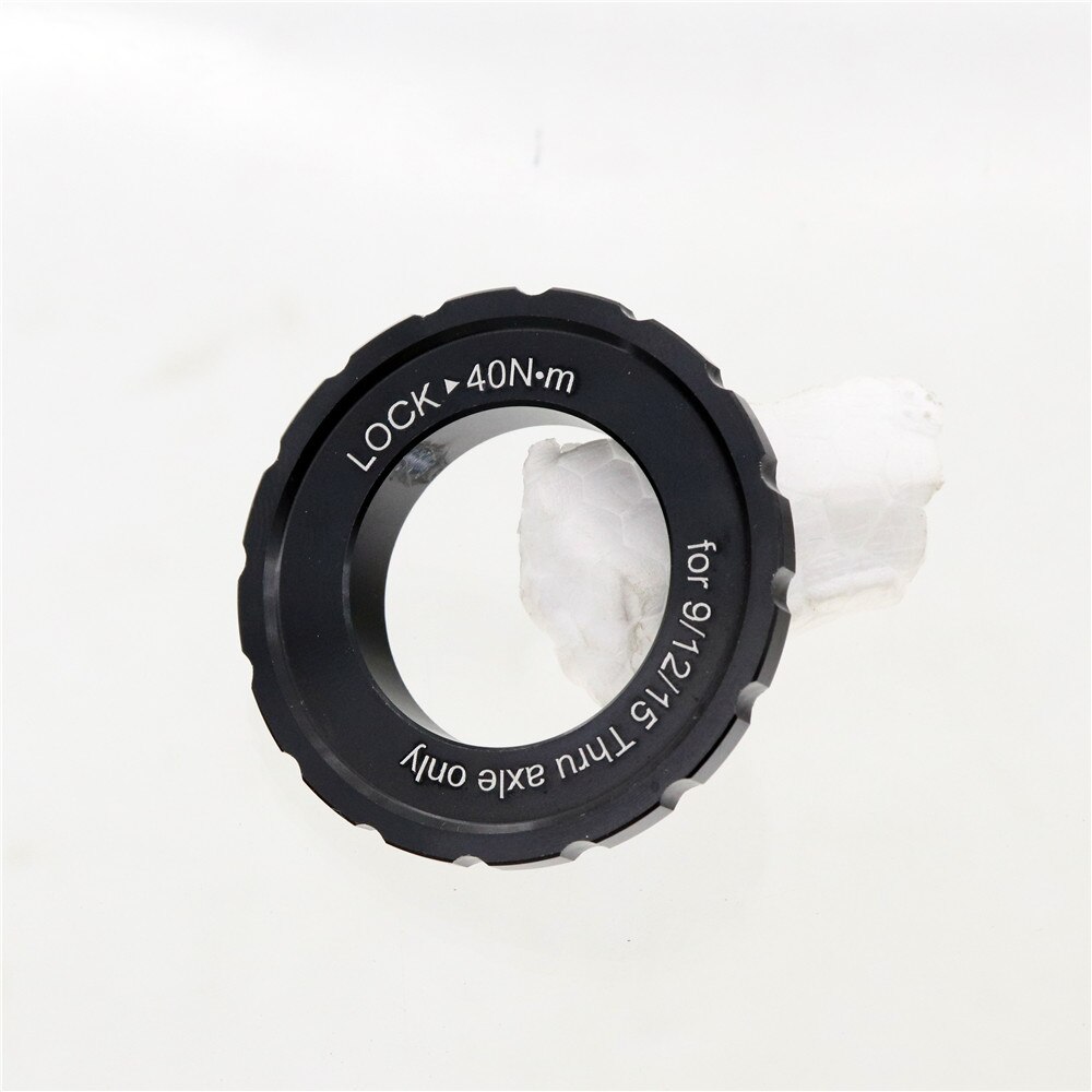 Center Lock Disc Brake Hub Rotor Lockring For 9mm 12mm15mm Axle CenterLock Cover Ring