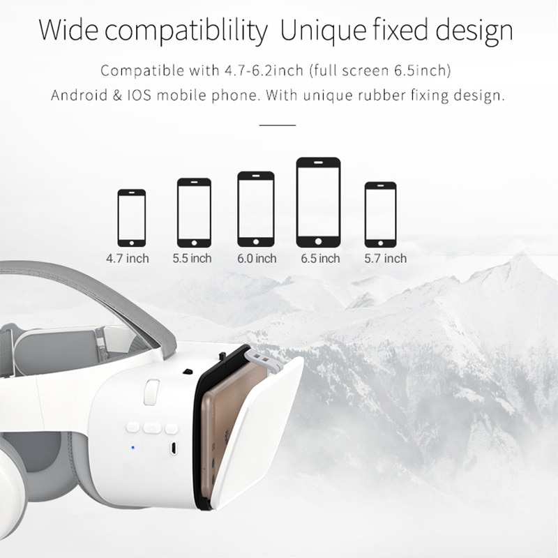 Bobo Bobovr Z6 Casque Helm 3D VR Gläser Virtuelle Realität Headset Für iPhone Android Smartphone Clever Telefon Brille Lunette Ios