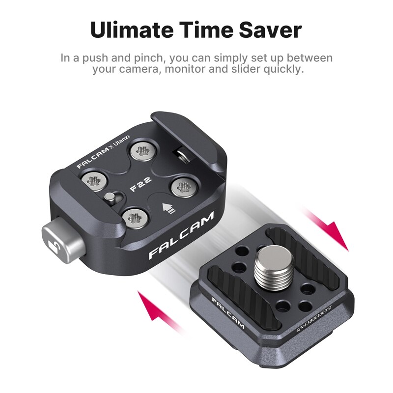 Ulanzi Falcam F22 Quick Release Systeem Voor Dslr Camera Stabilizer Statief Slider Universele Arca Zwitserse Mount Adapter