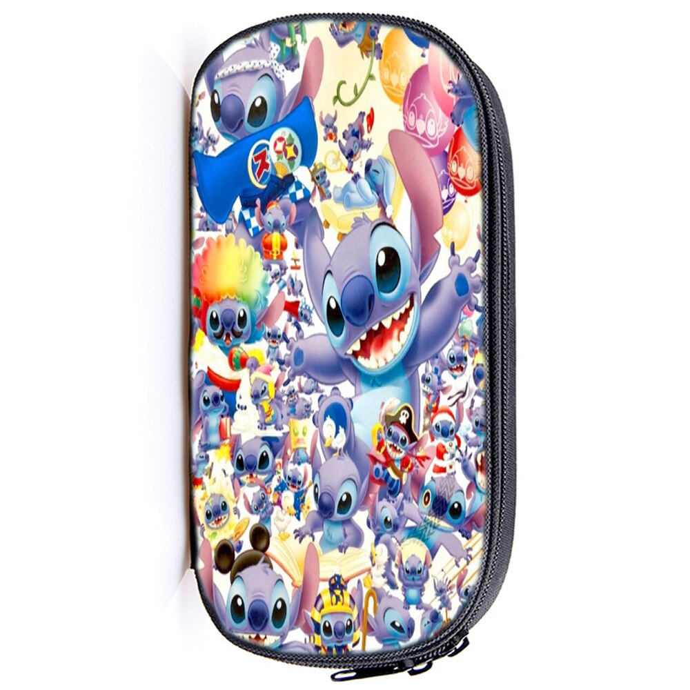 Stitch Eten Watermeloen Etui Jongen Meisje Briefpapier Zak Tieners Potlood Houder Kids Pen Zak Student Start School: 7