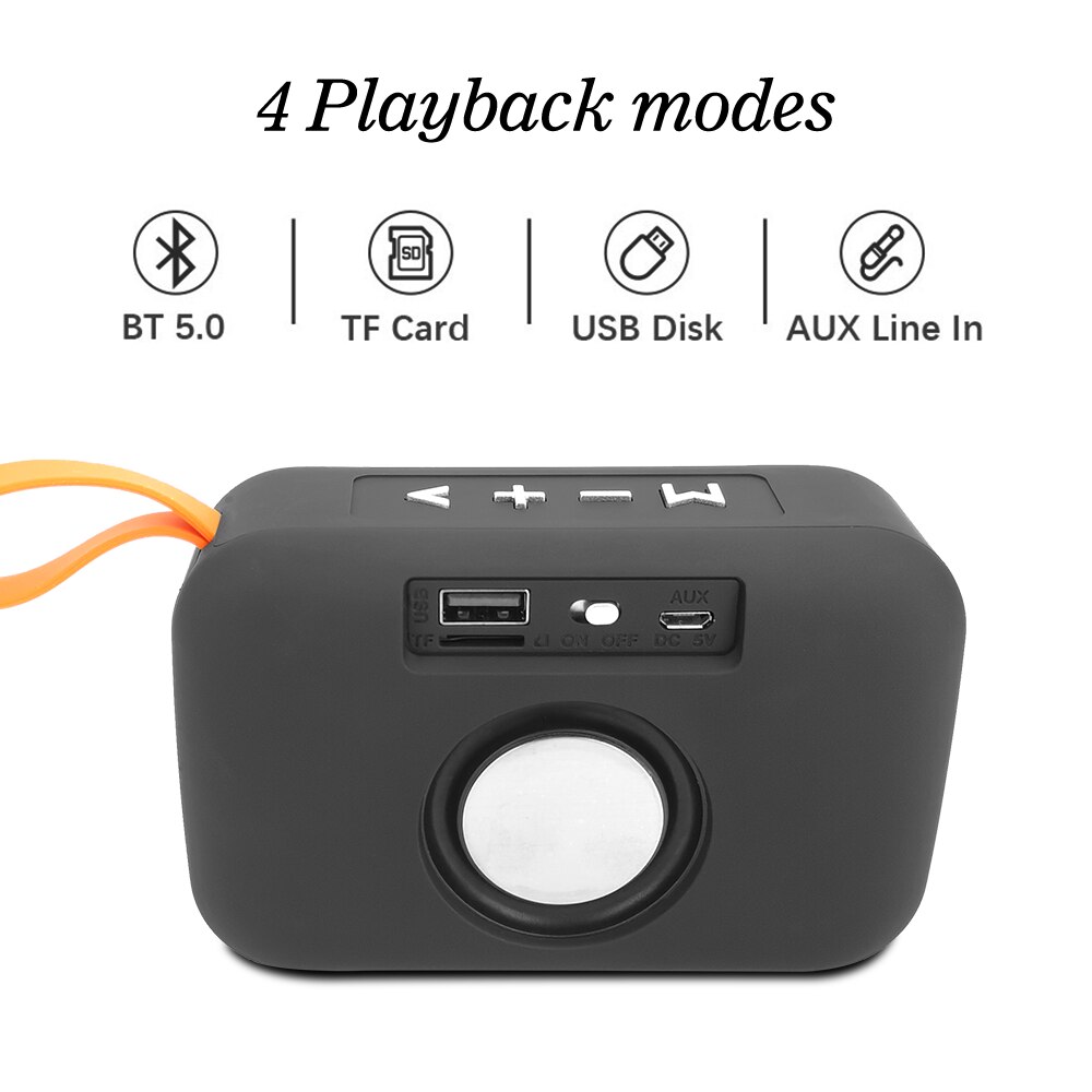 TG506 Speakers Portable Mini Speaker Wireless HIFI Speaker Soundbar Outdoor Loudspeaker Support TF Card FM Aux vs TG182