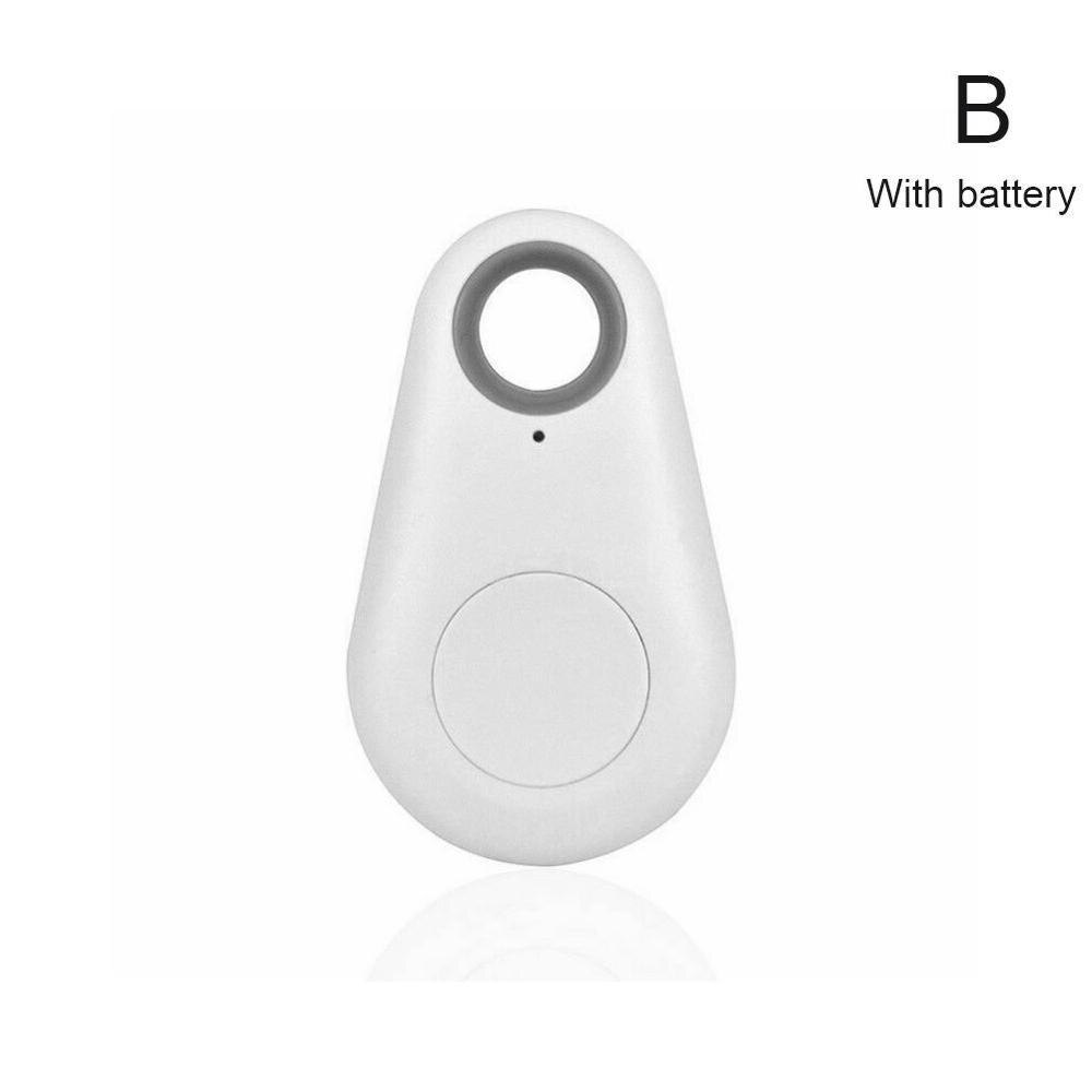 Minihälytin lompakko avaimenperä älytunniste bluetooth jäljitin gps paikannin avaimenperä lemmikkikoira lapsi itag tracker avaimenhaku: Valkoinen