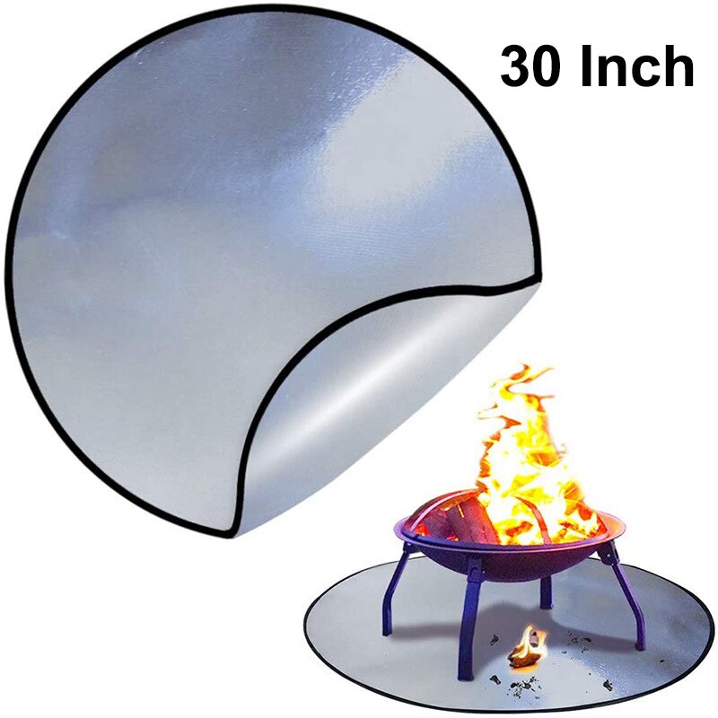 Feuer Grube matt dauerhaft Schutzhülle Glut Pad Feuerfeste Decke BBQ Boden matt Hemmende Schutz Wiederverwendbare Feuer Grube matt Ich bin Freien: 30 Zoll